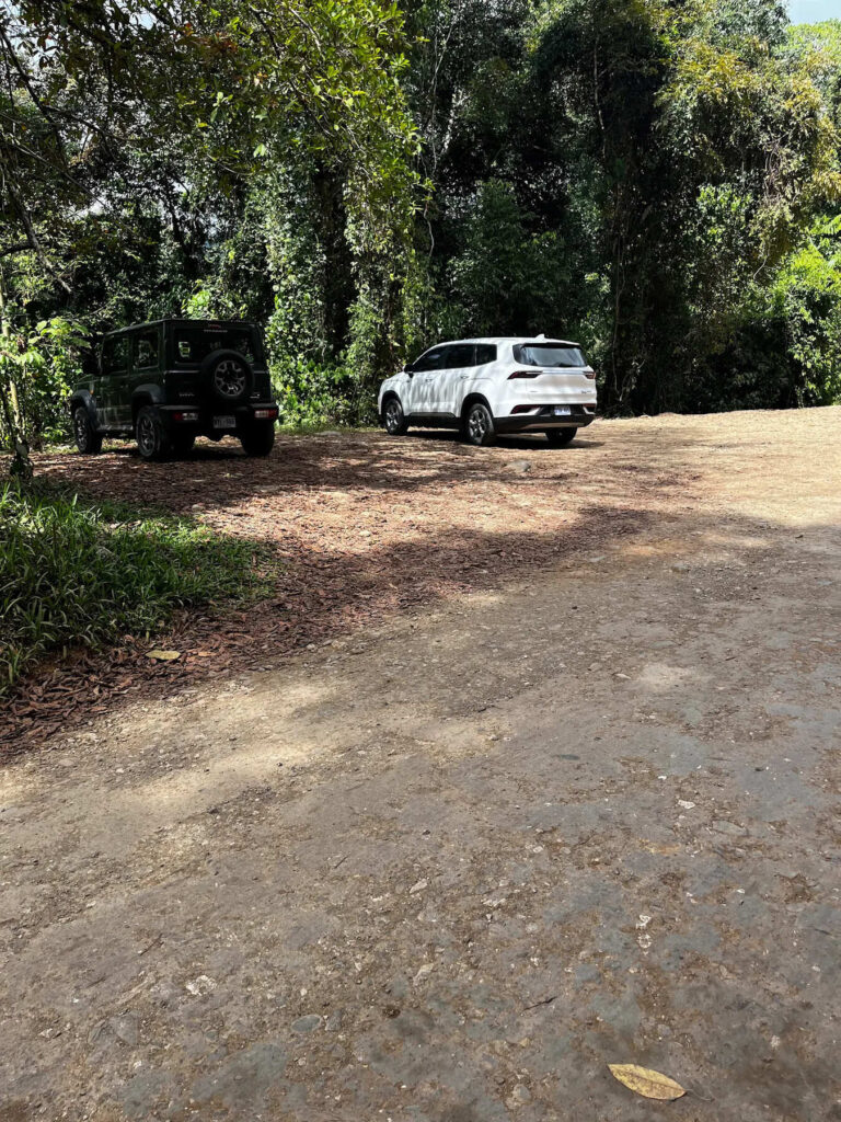 Poza Azul waterfall in Dominicalito, Costa Rica – visitors using natural trails, community public space revitalization by Change Your Habitat